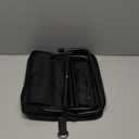 Portable Stool for Mountaineering and Hiking, 2025 New Lightweight Foldable Stool with Carrying Bag, Outdoor Footstool for Picnic Hiking Fishing (Black, Large)