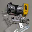 Router Tool with DW 20V Battery,Wood Router for 800W 30000 RPM5 Variable Speeds Fixed Base Cordless Router,15PCS 1/4" Router Bits(Battery Not Included)