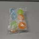 2 x 6 Pcs Glowing Sticky Balls, Stress Relieving Glow in The Dark Stick to The Ceiling, Sensory Stress Ball, Squeeze Toys for Adults Kids