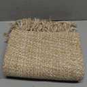 Collive Hallway Runner Rug, 2' x 6' Hand Woven Reversible Washable Entryway Rugs, Tan Cotton Modern Laundry Room Carpet Long Farmhouse Carpets for Bathroom Sink Foyer Bedroom