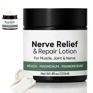 Alcura Nerve Cream, Neuropathy Lotion with Arnica, Magnesium Moisturizing Body Cream, Natural Soothing For Joint,Daily Nourishment for forKnee, Hands, Feet & Legs