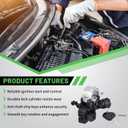 989-019 Ignition Switch Lock Cylinder Assembly with 2 Chip Keys and Shear Bolt, Fit for 2008-2012 Ford Escape, 2009-2011 Ford Focus, Mazda Tribute, Mercury Mariner, Replaces 9L8Z-3511-A