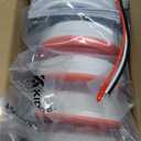 Kidde Hardwired Smoke Detector, AA Battery Backup, Interconnectable, LED Warning Light Indicators, 4 Pack