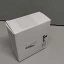 Juinte 4 Pcs 6 Inch Large Fur Pom Pom Balls for Hats Fluffy Faux Fur Pompom Balls with Snap Button for Hat Shoes Scarves Bag Charms DIY Crafts (White)