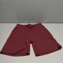 Biker Shorts Women with Pockets - 8''/5''/3'' High Waisted Yoga Workout Gym Spandex Tummy Control Shorts Size Extra Large , Maroon 