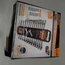 HORUSDY 13-Piece Sturdy Ratcheting Wrench Set | Metric Sizes 619mm | Max Torque Ratchet Combination Wrenches Set with Storage Rack | 72-Tooth | Chrome Vanadium Steel