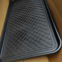 2 Pack Large Multifunctional Tray Mat Washable Indoor or Outdoor Tray Mat for Shoes Boots Plants Pots Paint Tins Pet Bowls Car Storage, 30 x 15 x 1.2 Inches