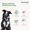 Baskerville ULTRA Muzzle - Patented Humane Design, Breathable, Dog can Pant and Drink, Adjustable, Padded, Training Muzzle for Medium-sized Dogs, Prevents Biting, Wildlife Scavenging (Size 3, Black)