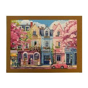ALL4JIG  Happy Street Fun Jigsaw Puzzles for Adults and Kids, 500 Pieces