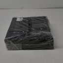 DECOMOMO Storage Bins, Cube Storage Bin with Labels, Fabric Storage Cubes for Shelves (10.5" x 11" / 6pcs, Black)