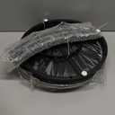 Ellensamqi Vanity Stool, Grey Stools for Makeup Room, Round Ottoman Foot Stool, Velvet Footrest Vanity Chair for Bathroom, Bedroom, Living Room Furniture, Entryway, Offices