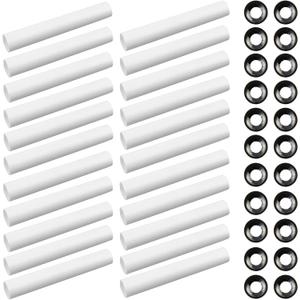 Garage Door Hinge Quiet Roller Sleeves Roller Shaft gaskets for New Rollers or Rollers with Clean Stems 22Pcs