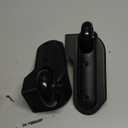Zoofen Luggage Replacement Wheels 2 pcs Luggage Rear Wheels Suitcase Repair Kit Black(ZD-047)