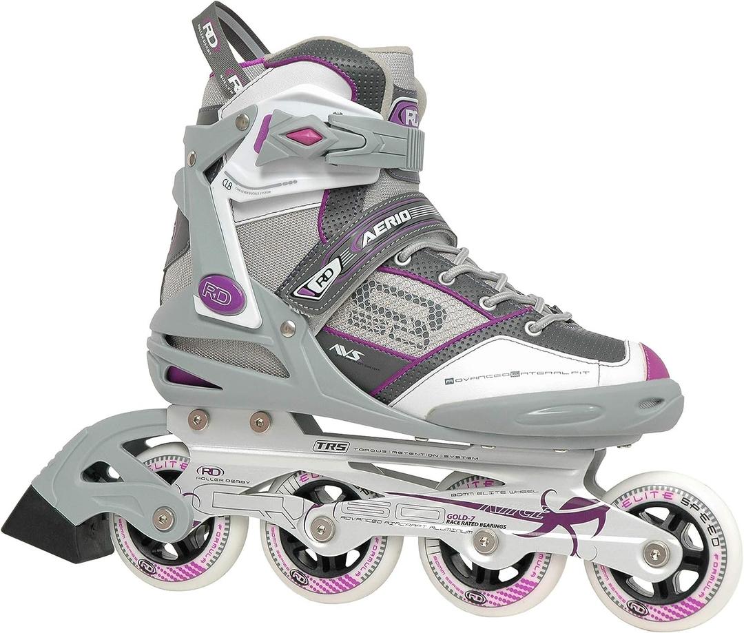 Roller Derby AERIO Q-60 Women's Inline Skates, Purple, Size 8