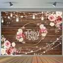 10x8ft Mother's Day Backdrop, Lightweight Vinyl, Realistic Floral Photography Background, Perfect for Parties & Professional Use