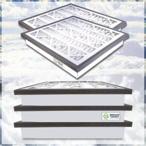 20x20x3 MERV 13; 3" Inch Pleated Air Filters; 6 Month Lifespan; Long Lasting; Title 24 Compliant, 2 Pack