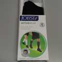 JOBST 110485 Activewear Compression Sock, 15-20mmHg, Knee High, Large, Black