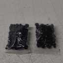 RTRHINOTUNING 100PCS Black Wheel Rim Lip Rivets Nuts of 7.5mm/0.3in Hole Replacement Plastic Rivets