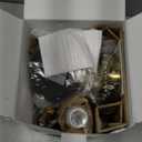 KDG Cordless Portables Table Lamp Set of 2, LED Fabric Shade Small Desk Lamps, 5000mAh Battery Powered Lighting, 2700K Stepless Dimmable Light for Living Room, Dining Room, Bedroom (Bronze+Green)