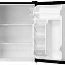 Emerson CR2700B-A Compact Refrigerator 2.7 Cu Ft, ENERGY STAR Mini Fridge with Adjustable Thermostat, Reversible Door, Glass Shelves, Manual Defrost, Black