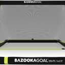 BazookaGoal Original Solid Frame Pop Up Goal - Folding Mini Soccer Goal for Kids and Adults - Portable Goal Post - Easy to Set-up & Steady (4 x 2.5 ft)