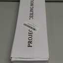 Adjustable Projector Ceiling/Wall Mount - 3-in-1 Universal Bracket for Projector Mounting, Universal Height Adjustable Mount Holder with Extension Pole (White)