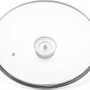 Tempered Glass Lid with Heat Resistant Handle,10.5"/26cm, Clear