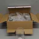 Drinking Glasses Set of 6, 16.4oz Highball Glasses, Crystal Clear Tall Water Glasses, Glass Cups for Cocktail, Juice, Iced Tea, Mojito and Smoothies, Clear Glassware Set, Gifts