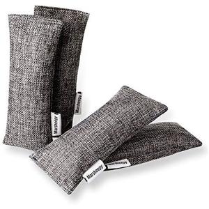 Marsheepy 12 Pack Charcoal Shoe Deodorizer Bags, Bamboo Charcoal Air Purifying bags, Odor Absorber, Odor Eliminator for shoes, Home, Closet, Pet