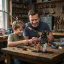 Fishing Rod Building Block Set [589+] Pieces - Compatible with LEGO STEM Building Toys; Gift for Children, Adults, and Home Decor