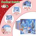 4 x Elegant Christmas Cocktail Napkins Paper for Holiday Parties, Decorative Paper Dinner Napkins in a 20-Count Pack