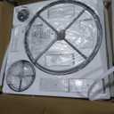 Wellmet Extra Large Crystal Chandelier, Black 9-Tier Luxury Crystal Chandelier, for Living Room, Dining Room, Porch, Entryway, Hallway, Restaurant, 40''W