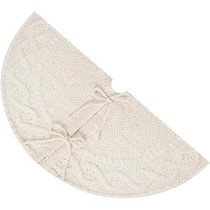 Festival Christmas Tree Ground Cover Festival White Blanket Unique Base Wrap Stand Cover Decorative Accessory