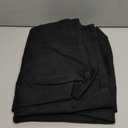 Essentials Women's Women's Low Stretch High-Rise Wide Leg Crop Jean, Black, 12