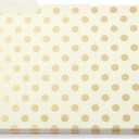 Kate Spade New York File Folder Set of 6, Letter Size Filing Organizers, Gold Dot