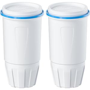 Water Filter Replacement Compatible with Zero Pitcher and Dispensers ZR-001, ZR-017, ZP-006 ZD-013, Reduces Lead,TDS, PFOA/PFOS, Chlorine and More, by NUTTUTO, Pack of 2