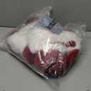 Christmas Stocking 3 Pack 19 Inch Christmas Stocking Personalized Plush Cuff Red White Christmas for Family Christmas Decoration Fur Stockings Gift Bags for Kids Classic Stocking Decorations (8)
