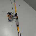 Lew's Hypersonic Spinning Reel and Fishing Rod Combo, IM6 Graphite Rod with Fast Action, 3+1 Bearings, 5.1:1 Gear Ratio, Speed Lube