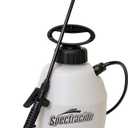 Spectracide 16412 1 Gallon Multi-Purpose Lawn & Garden Poly Tank Sprayer, Made in The USA, Adjustable Cone Nozzle, 1-Pack, Translucent White