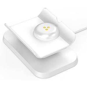 Rounkin Charging Dock/Base for Meta Portal Go-Rotatable to Adjust The Angle Charging Stand for Facebook Portal Go Smart Video Calling for Office, Home with 45W PD Charging Adapter(White)