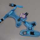 Halypet Cat Harness and Leash Set [MAX Safety 4th-Gen Upgrade] Escape Proof Adjustable Cat Leash Comfortable Soft Vest Easy to Wear Kitten Harness with Reflective Strip for Cats Walking, S Sky Blue (Small (7-12lb))