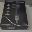 Hair Dryer - 110,000 RPM Professional Hair Dryer with Diffuser, Ionic Blow Dryer, 8 Wind Modes, Magnetic Nozzles, Fast Drying for All Hair Types - Valentine s Day Gifts for Her Women Self Care Gifts (Black)