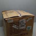 Finnhomy Bar Stools Set of 2 Modern PU Leather, Swivel Barstools with Footrest and Backless Round, Counter Height Adjustable Modern Counter stools for Kitchen, White