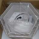 SGLfarmty 17.7" Double Drum Semi Flush Mount Ceiling Light, 3-Light Linen Drum Light Fixture Ceiling Mount, Farmhouse Flush Mount Light Fixture, Modern Close to Ceiling Lamp for Living Room Bedroom (Black)