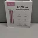 4.8IN Longer Electric Foot Callus Remover with 80pcs Sandpaper Discs, Professional Aluminum Callus Remover for Feet, Stepless Speed Control Pedicure Tools for Dead Skin (Pink)