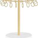 Portable Claw Clip Organizers Metal Hair Clip Holder Storage Display Stand for Women and Girls in Bedroom or Bathroom