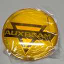 Auxbeam 7 Inch Amber Light Covers, Round Offroad Lens Covers, Amber Fog Filter, Yellow Tint Color Lens, 7" Diameter Lens Cap, Snap-on Design, 2 Packs