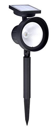 Crosslight Outdoor Solar Warm White LED Weatherproof Spot Light for Gardens, Walkways, Patios and Yards - 15 Lumens With Lights Waterproof Solar Powered Garden Yard Lights for Walkway.