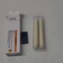 Homemory 2 Pcs Real Wax Made Flameless Taper Candles with Remote and Timer, 9.6" Ivory Battery Operated Candle Stick Flickering, Led Taper Candles with Lifelike Flame for Indoor Home Decor