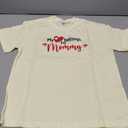 Mothers Day Shirt for Toddler Girls Boys Kids, I Love My Mama Tee, Happy Mothers Day T-Shirt Tees Cream,150/72